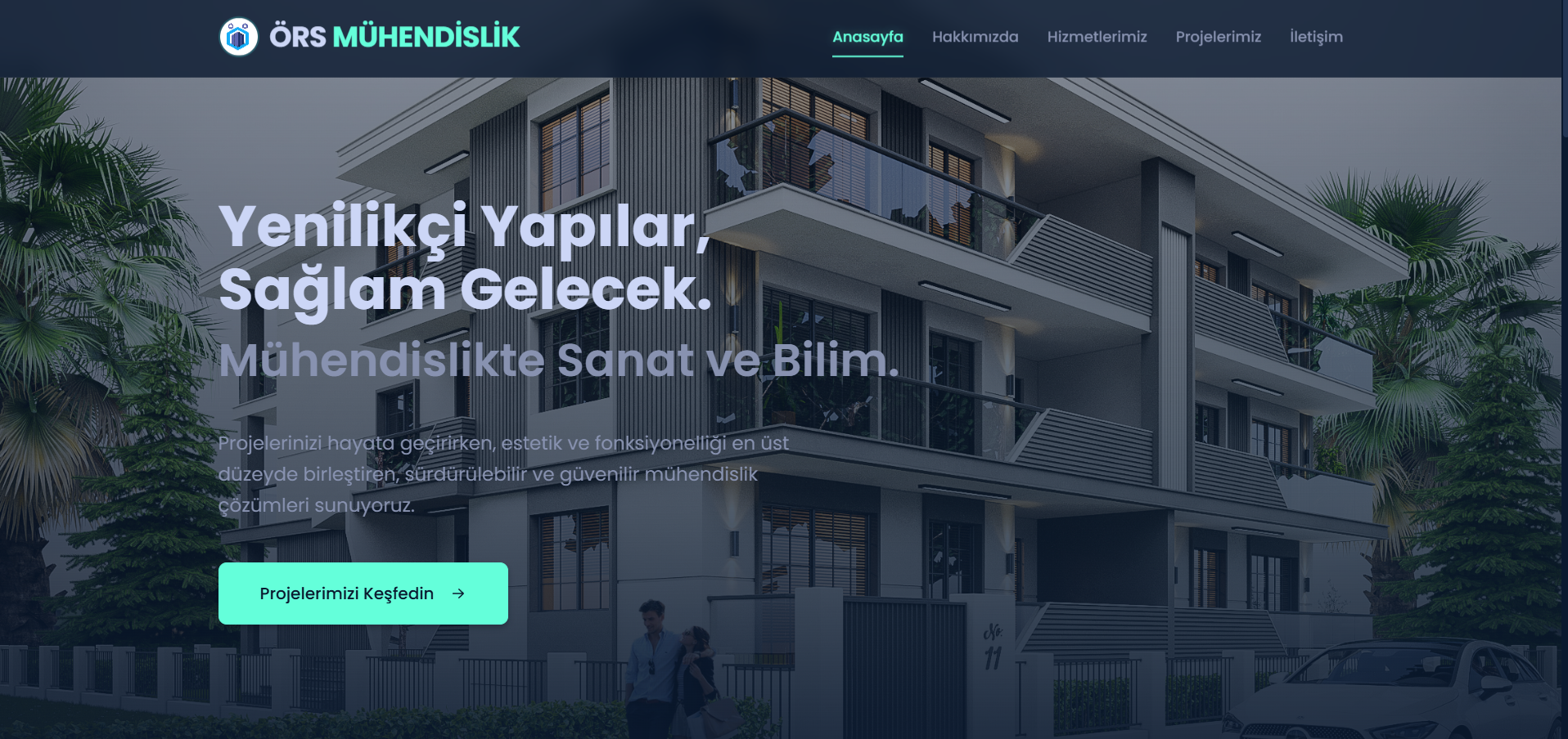 ÖRS Mühendislik Kurumsal Web Sitesi Projesi